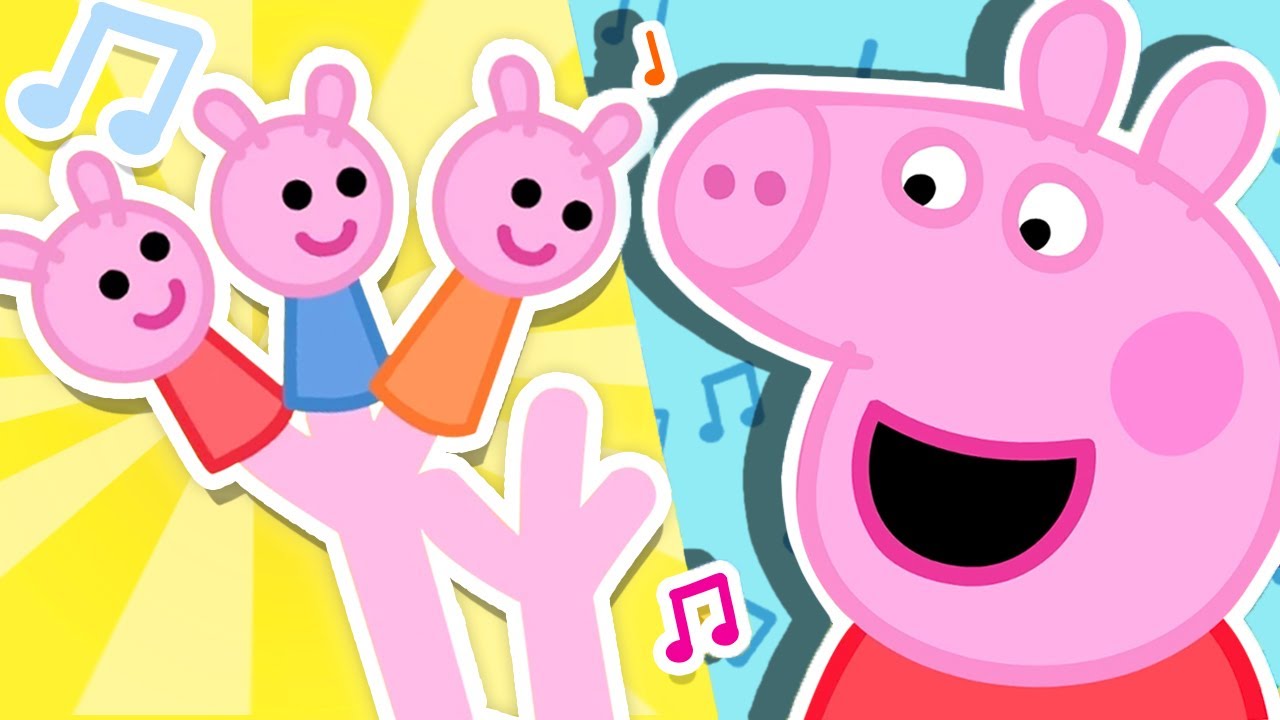 Five Finger Family  Peppa Pig Nursery Rhymes  Good Habits  Kids TV  Nursery Rhymes 