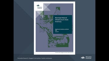 Webinar: Municipal Natural Infrastructure Asset Inventory