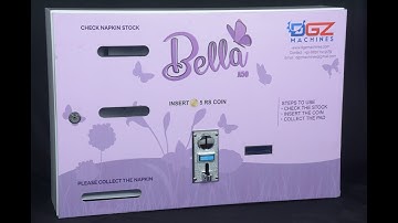 Free sanitary napkin dispenser machine