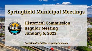 Springfield Historical Commission 1/6/2022