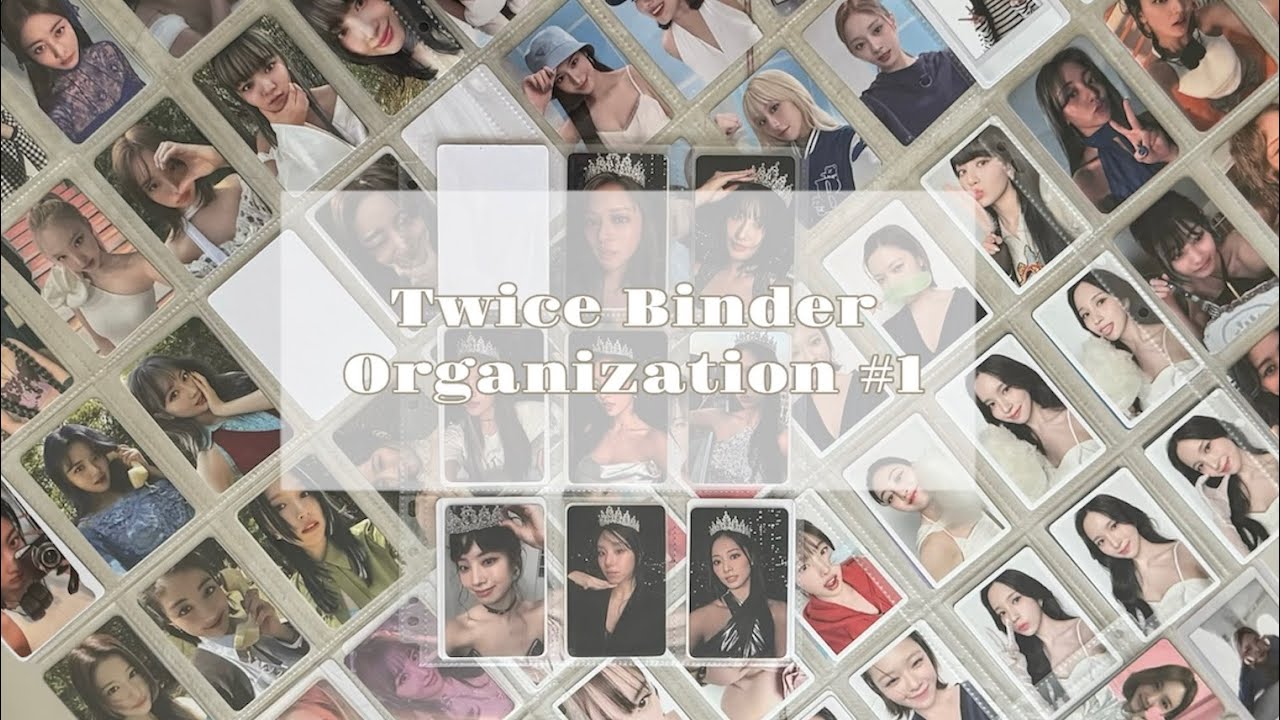Организация биндера ТВАЙС ✨ twice k-pop binder organization ep.1