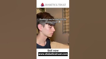 When You Inject the Wrong Insulin…😳 #diabeticstrust #memes #funny