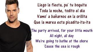 Ricky Martin - La Mordidita Lyrics English and Spanish - ft. Yotuel - Translation & Meaning screenshot 5