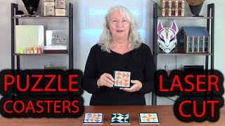 How to Design and Laser Cut Puzzle Coasters
