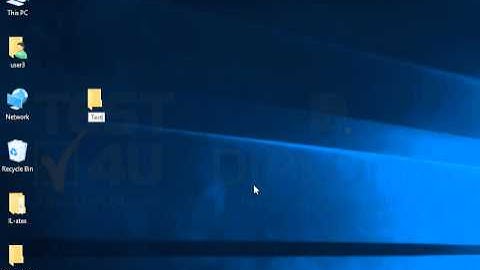 Create the following folder structure on your desktop: