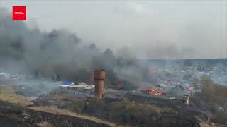 7 мая страшные пожары выжигали деревни и города края