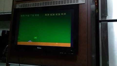 2600 Space Invaders games 3BB and 3AA on NTSC 7800 console