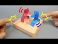 折り紙おもちゃ「とんとん相撲」Origami Toy "Sumo Wrestling Game"
