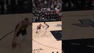 JOKIC THE JOKER🤡AND WEMBY THE STICKMAN🦴 nuggets at spurs#nuggets#spurs#nbahighlights#sports