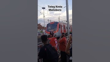 Tetek Kreta Api Malioboro Yogyakarta #shorts #stasiuntugu #malioboroyogyakarta