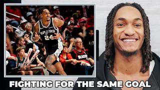 Devin Vassell on the Spurs Fighting for the Same Goal vs. Portland and the First Taste of Playoffs