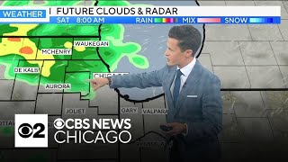 Weekend has chance for showers in Chicago area