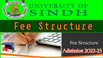Sindh University Fee Structure | University of Sindh Fee Structure 2022