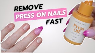 NO ACETONE | Safely Remove Press On Nails in 5 Minutes without Acetone | Glue On Nails by Carole Annette 2,143 views 6 months ago 4 minutes, 34 seconds