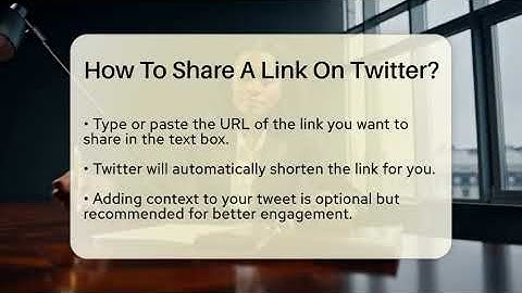 How To Share A Link On Twitter? - Everyday-Networking