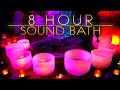 The soundtrack to your dreams  8 hours gentle crystal singing bowls for all night sleep  meditate