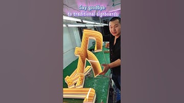 Our luminous characters make you stand out in the dark! #signage #ledneon #ledlight #signature