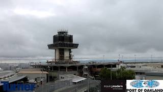 Oakland International Airport Air Traffic Control Tower Demolition