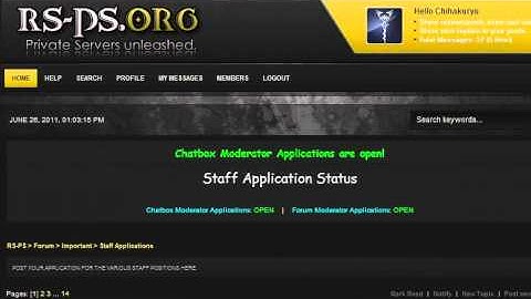 RS-PS.ORG RuneScape Private Servers/Webclient Maker