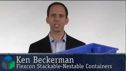 Stackable Nestable Containers | The Perfect Container Company | Flexcon | www.flexcontainer.com