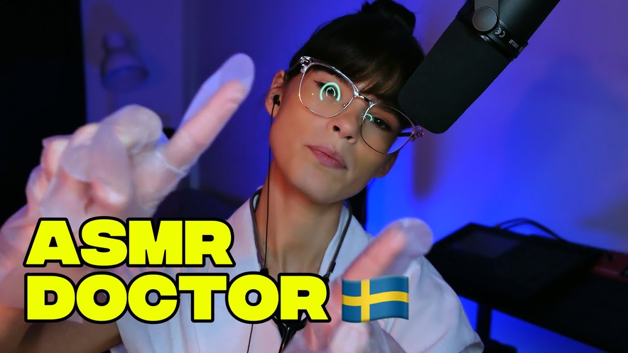 ASMR SVENSKA 🇸🇪 Doktor Roleplay 👩🏻‍⚕️  *SUPER* Relaxing Medical Exam