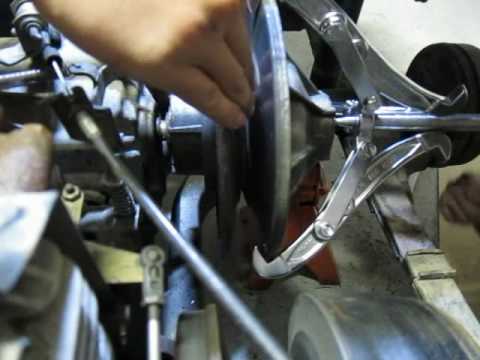 On the Green - Removing the driven clutch - YouTube yamaha g2 wiring 