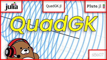 [08x07] Calculus using Julia Numerical Integration | QuadGK.jl, ForwardDiff.jl and Pluto