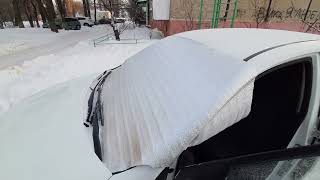 Пенка под ламинат на стекло! Зимний лайфхак для авто!!!