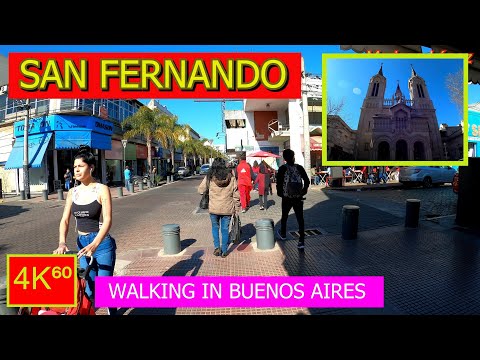 4K⁶⁰ 🚶 - BUENOS AIRES walk 👉 (San Fernando) - WALKING TOUR - ARGENTINA - Travel - VLOG