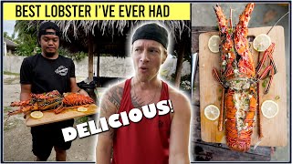 BEST LOBSTER EVER !! - Local Filipino Catch & Cook 🇵🇭 (Won't believe what we caught)
