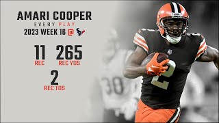 Amari Cooper Week 16 | Every Target and Catch @ Houston Texans | 2023 NFL Highlights