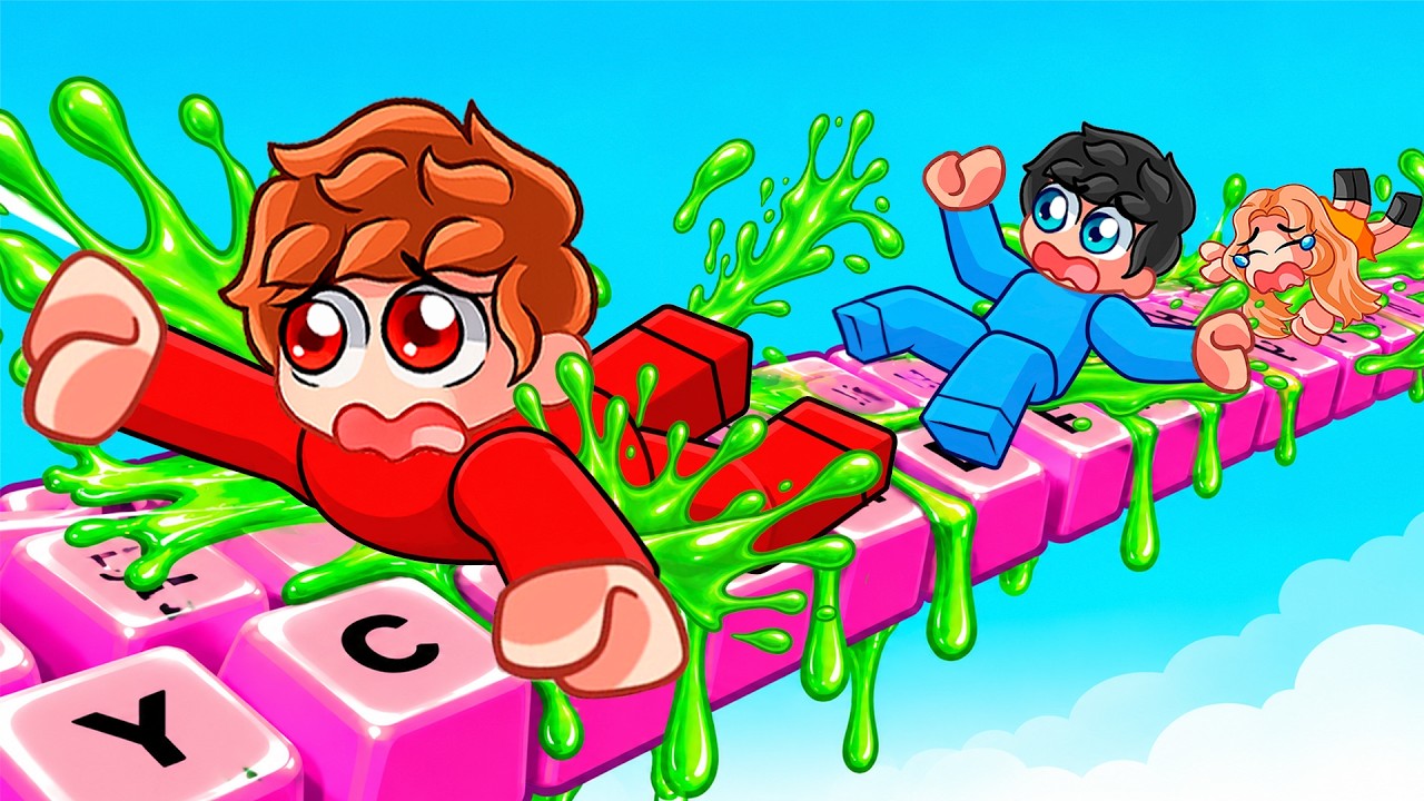DESLIZAR para ESCAPAR del TECLADO en Roblox!