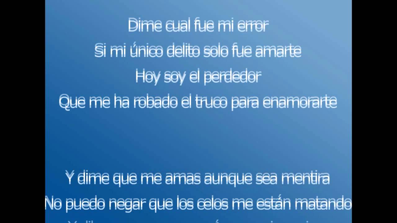 El Perdedor letra full hd Maluma - YouTube