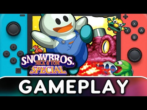 BROS NICK & TOM スノーブラザーズスペシャル Switch Amazon.com: Snow Bros. Nick & Tom Special for Nintendo Switch