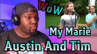 Video thumbnail of "Austin Brown & Tim Faust Sing " My Maria In The Backyard | Reaction"