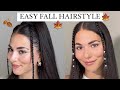 4 easy fall hairstyles  for medium and long hair length