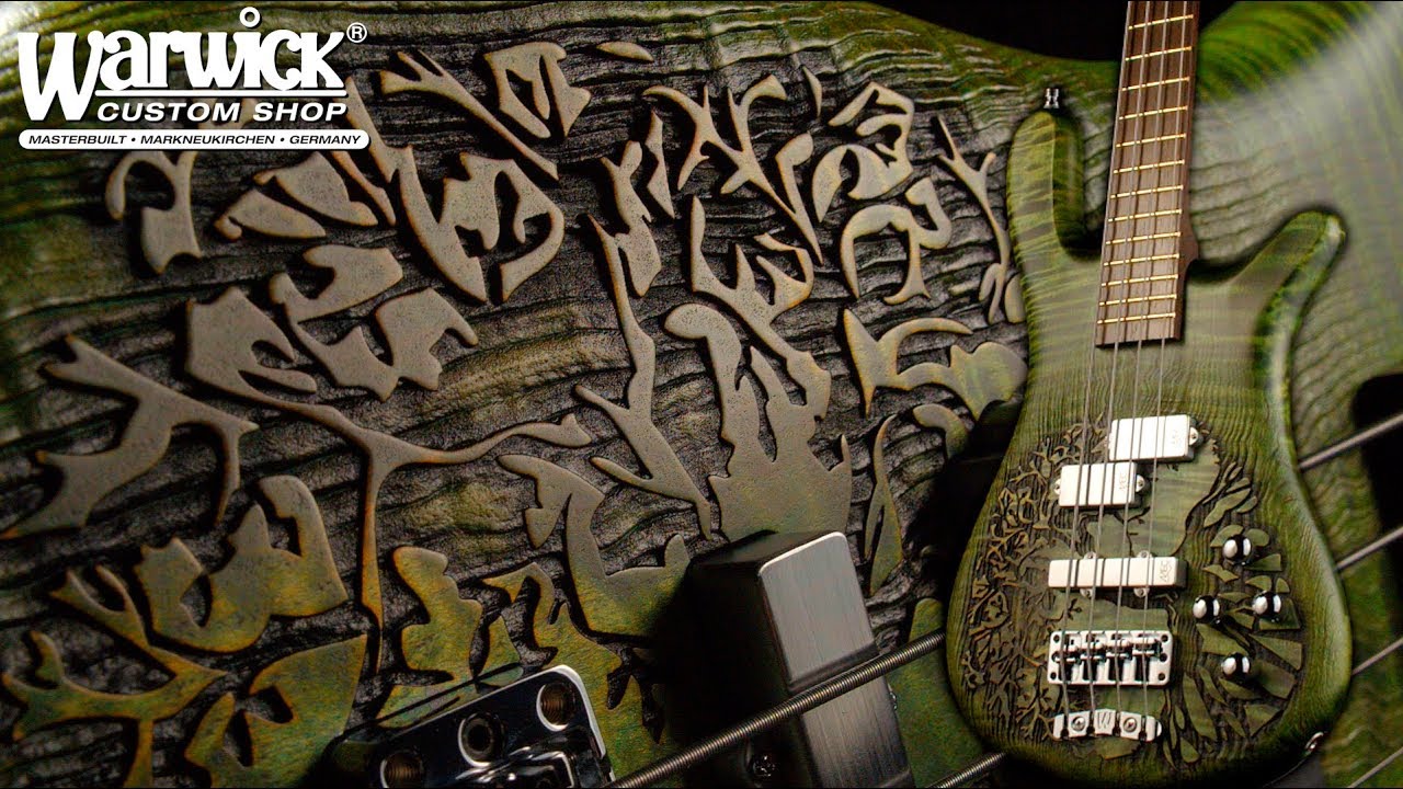 Warwick Custom Shop Masterbuilt - Streamer LX - "Tree Of Life" Carving #18-3882
