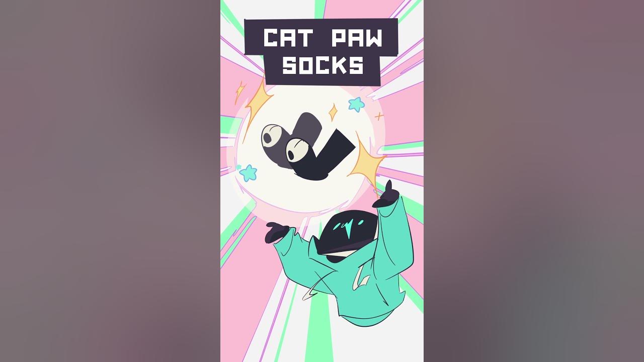 cat paw socks YouTube