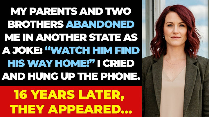 In Another State, My Dad And Two Brothers Abandoned Me And Said “Let Him Find His Way Home!”...