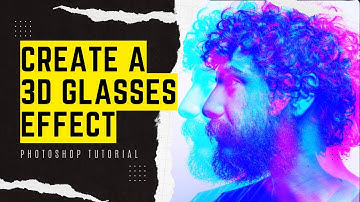 How to create a 3D glasses effect in photoshop by Lauren of Arabia | Dubai | UAE