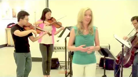 Priscilla Murphy rehearses for Open Classical Arti...