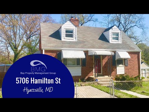 5706 Hamilton St, Hyattsville, MD home video tour