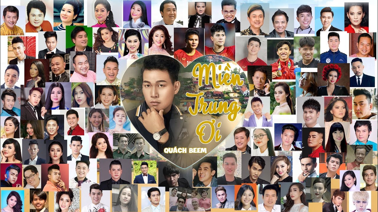 MIỀN TRUNG ƠI I Quách Beem & 100 Nghệ Sĩ Tuyển Thủ... - youtube