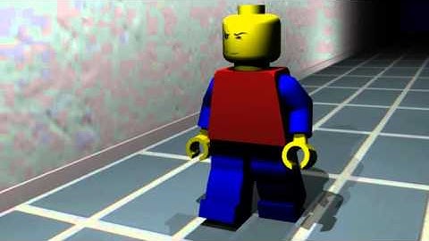 Blender: Lego walking cycle test