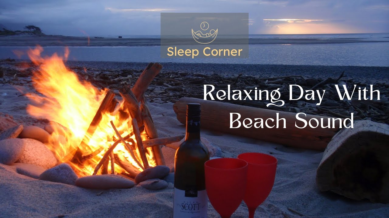 Relaxing Beach Sound To Enjoy Your Sunset Time, Ended up Your Day With Calm Feelings 