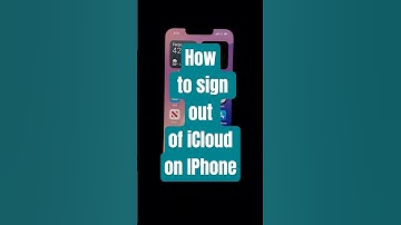 How to sign out of iCloud on IPhone