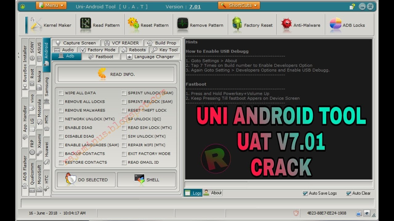 Uni tools. Uni Android Tool.