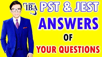 Answers of your Questions regarding PST JEST Test | Educational Globe