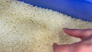 My Grandma Tries Asmr - Body Triggers Plastic Balls Squeezingsquishing, Full Body Pat Down