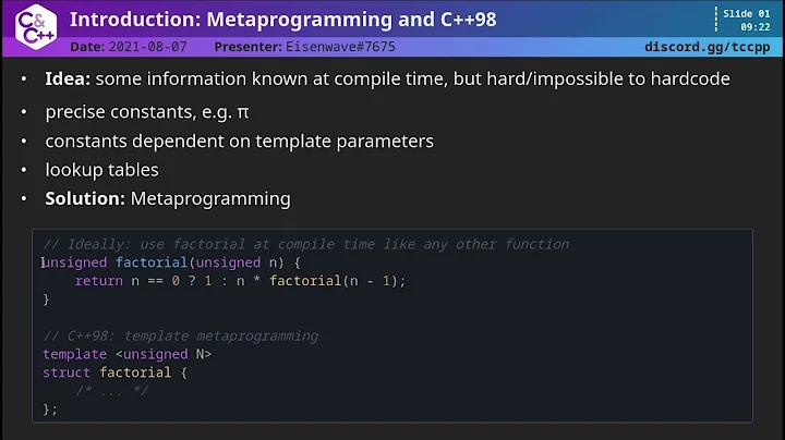 C++ Metaprogramming with constexpr